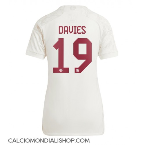 Maglie da calcio Bayern Munich Alphonso Davies #19 Terza Maglia Femminile 2023-24 Manica Corta